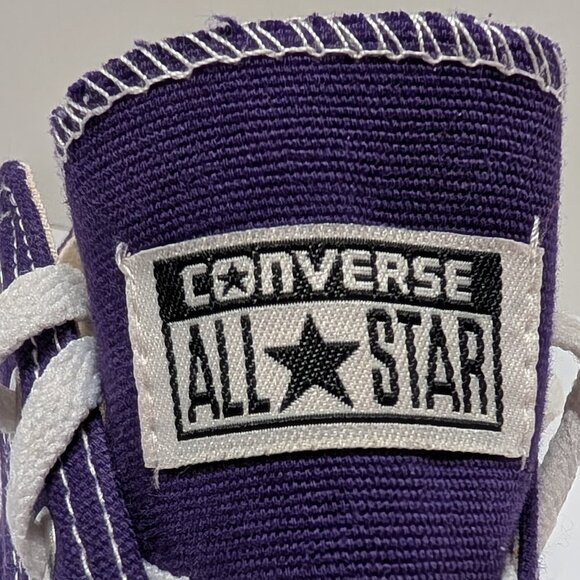 Converse Chuck Taylor All Star Canvas Low-Top Sneakers in Electric Purple - Picture 5 of 16